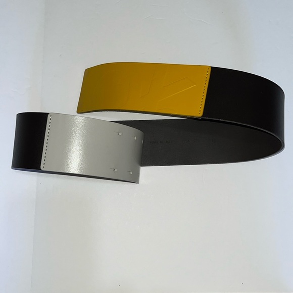 United Colors Of Benetton Accessories - Vintage Benetton wide leather black belt M
